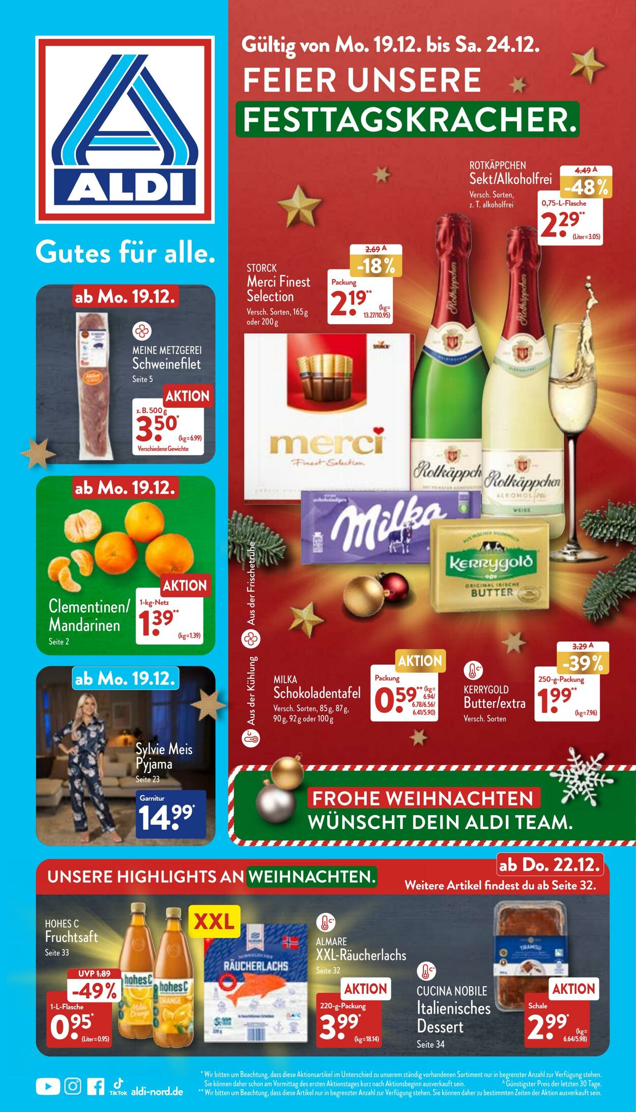 Aldi Nord Werbeprospekt Weihnachten G Ltig Von Bis