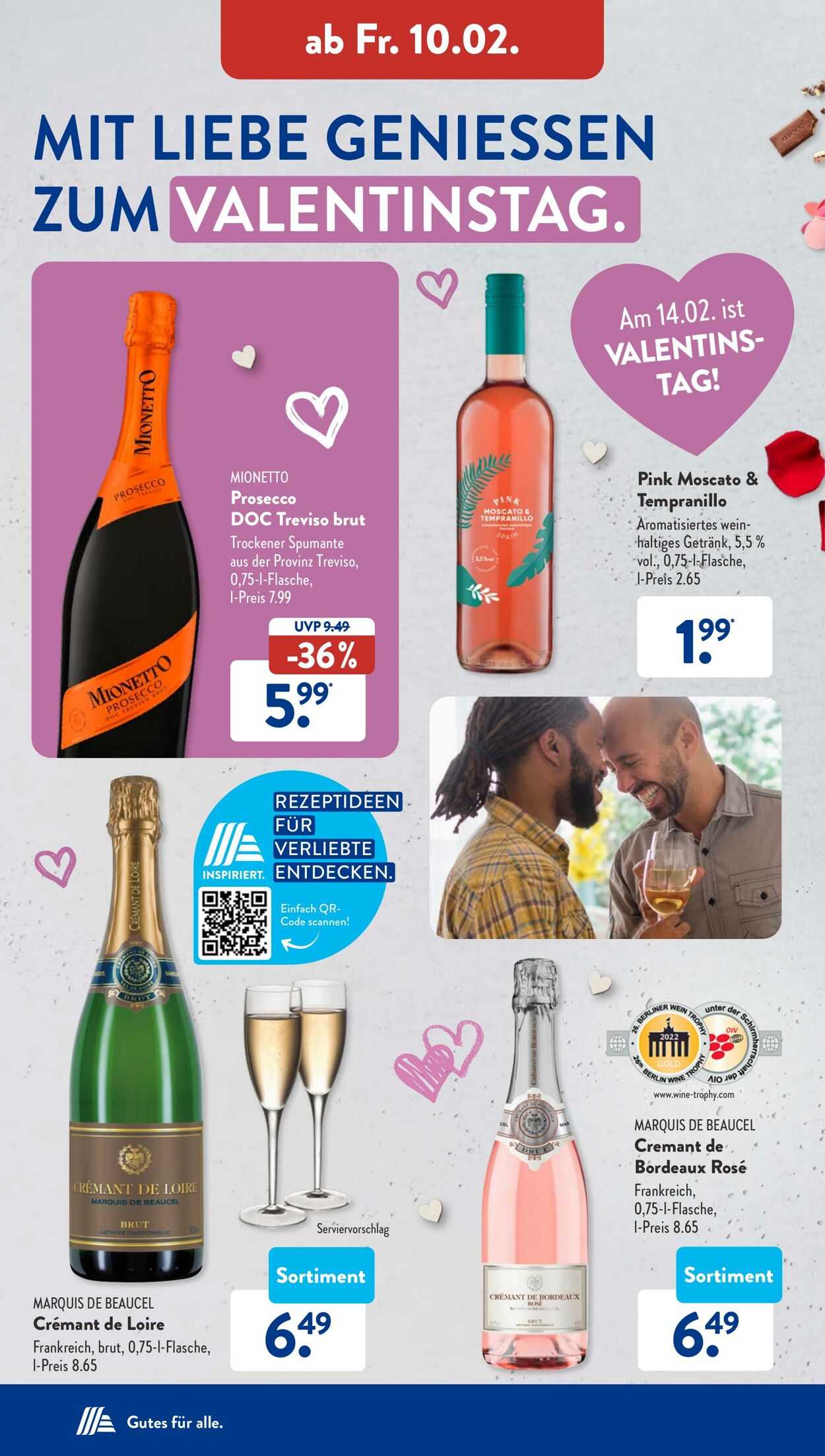 ALDI SÜD Werbeprospekt Valentinstag 2024 Gültig von 06 02 bis 11 02