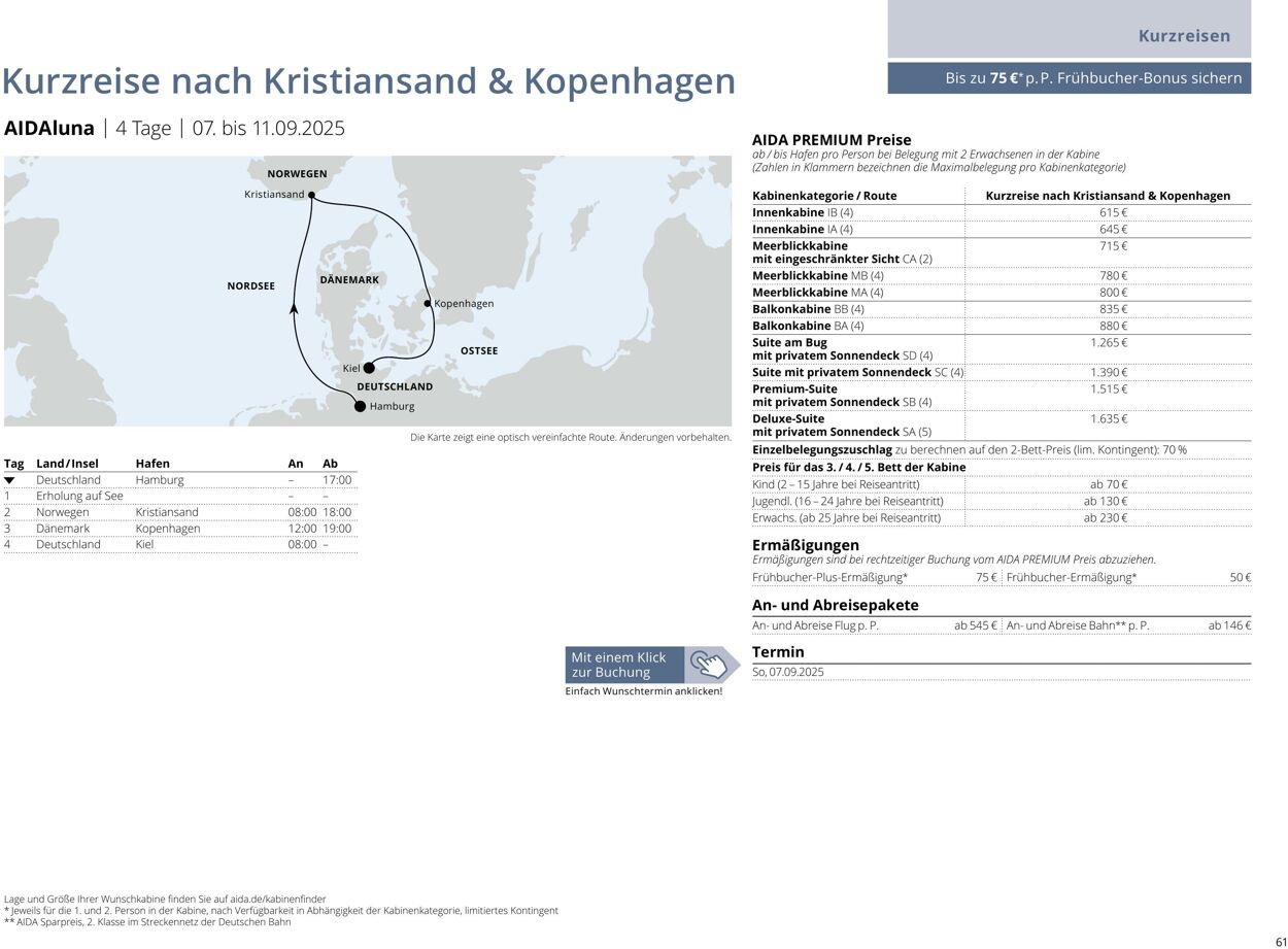 Prospekt Aida 14.04.2025 - 28.04.2025