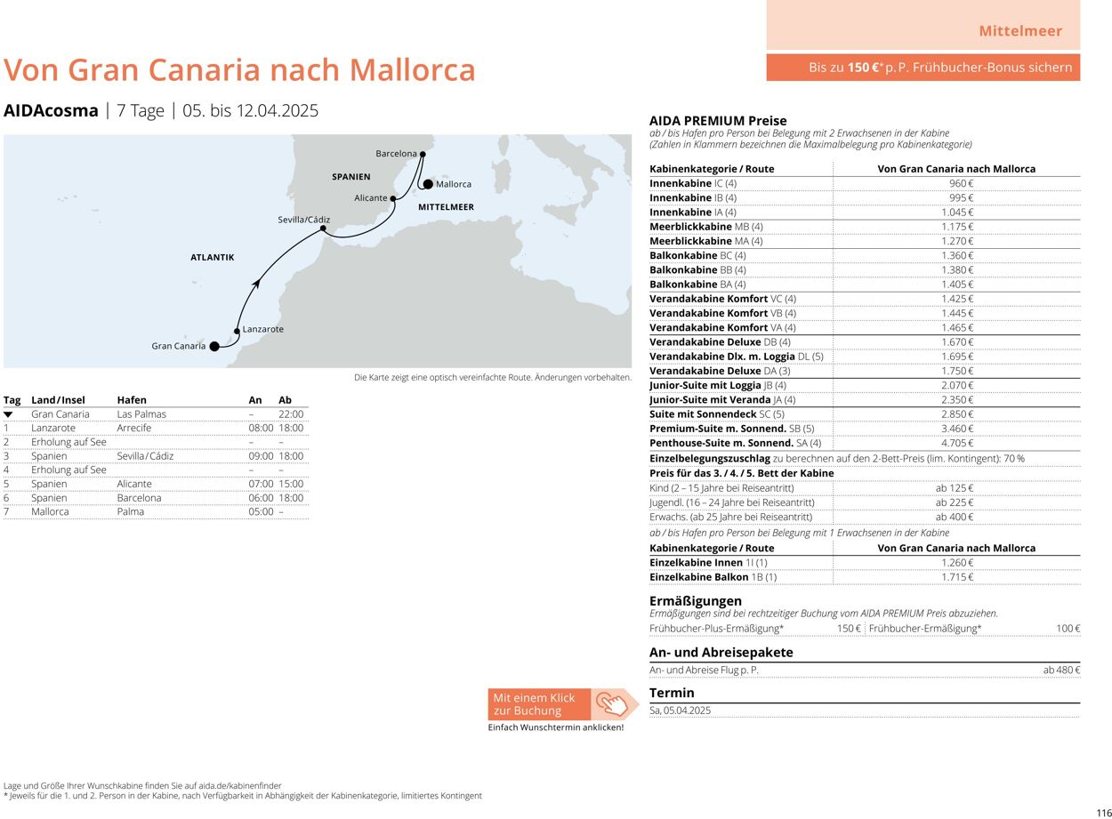 Prospekt Aida 14.04.2025 - 28.04.2025
