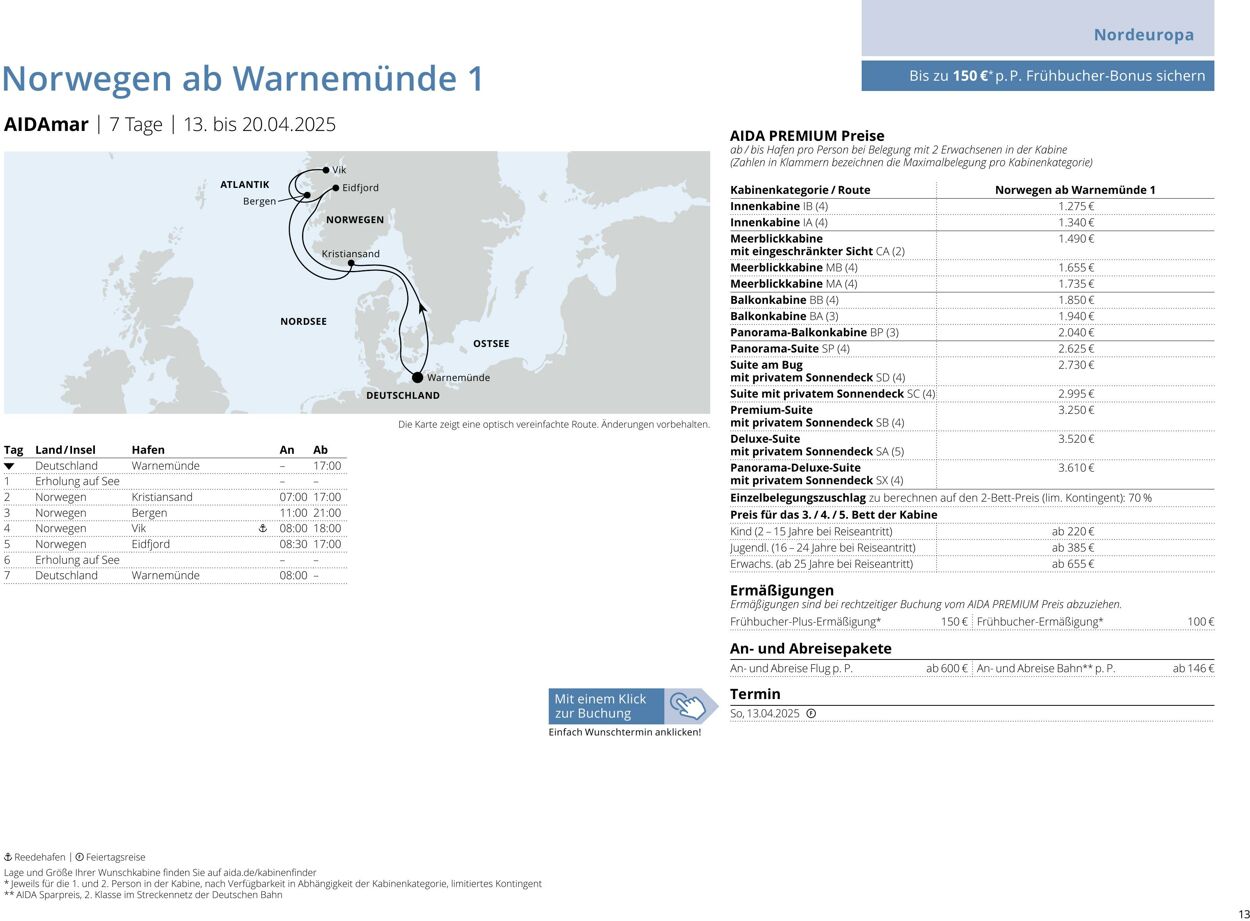 Prospekt Aida 14.04.2025 - 28.04.2025