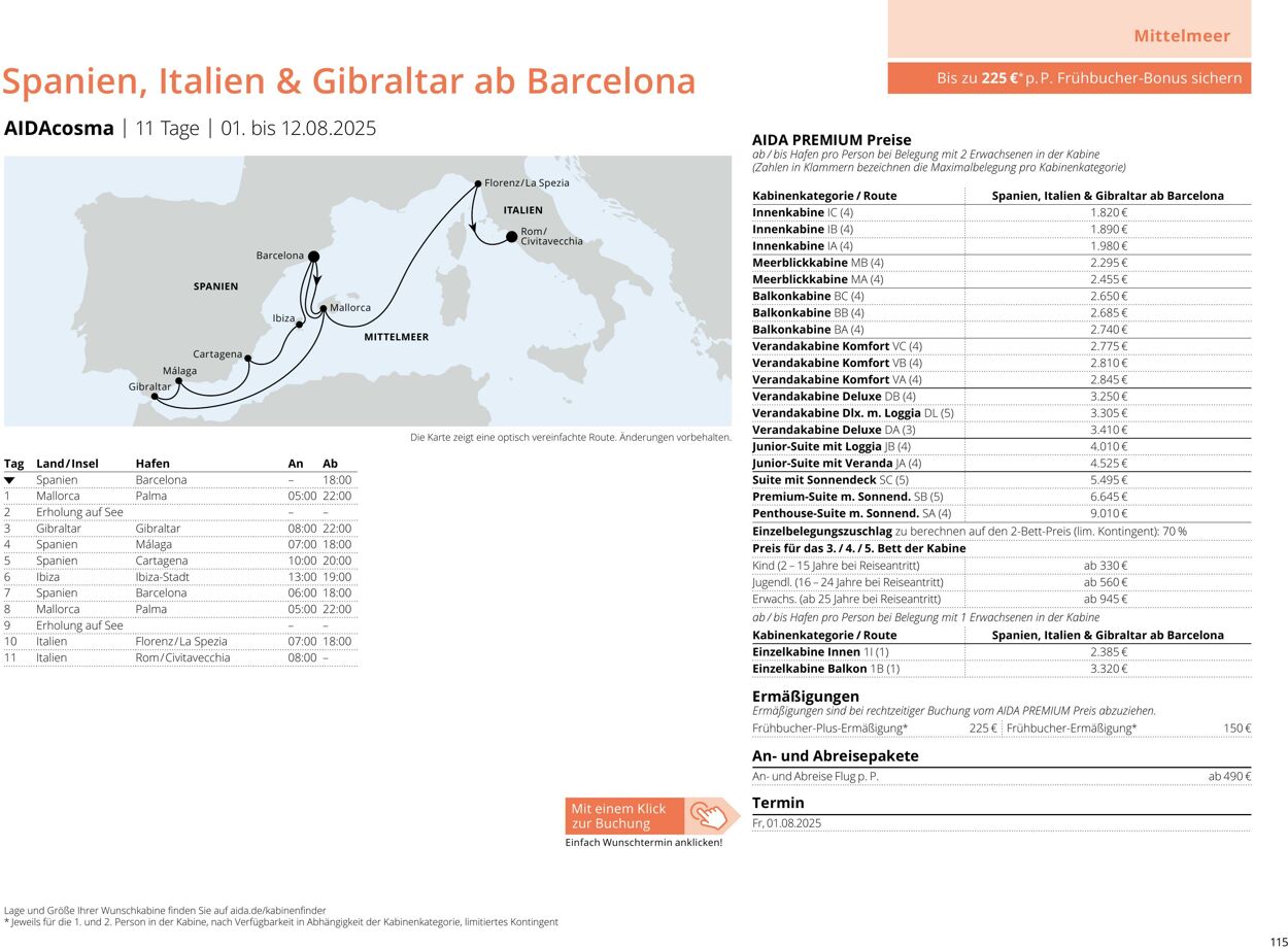 Prospekt Aida 14.04.2025 - 28.04.2025