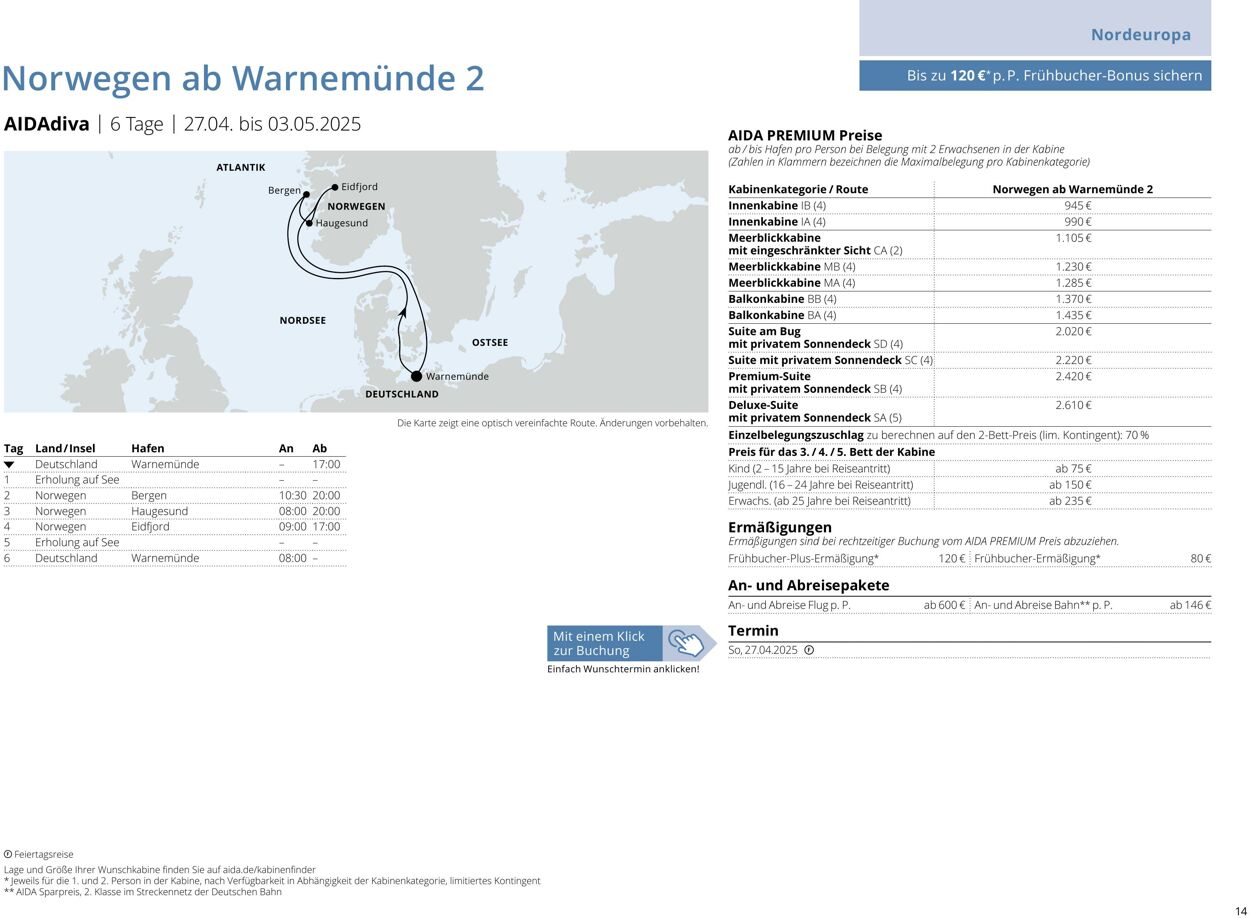 Prospekt Aida 14.04.2025 - 28.04.2025