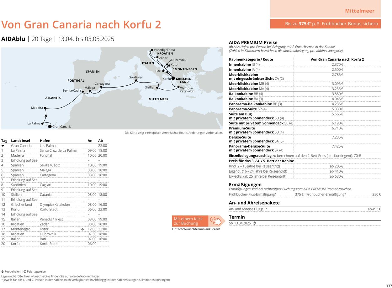 Prospekt Aida 14.04.2025 - 28.04.2025