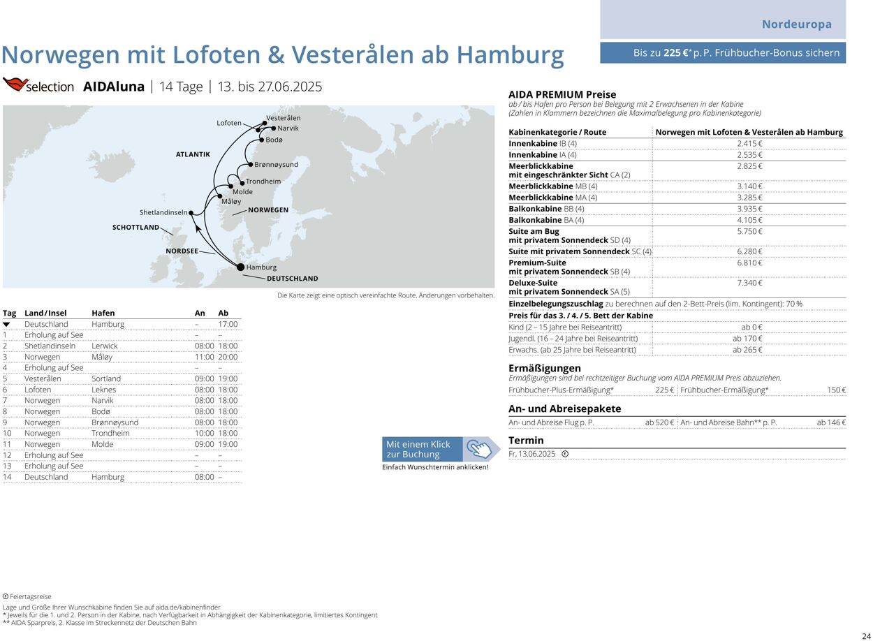 Prospekt Aida 14.04.2025 - 28.04.2025