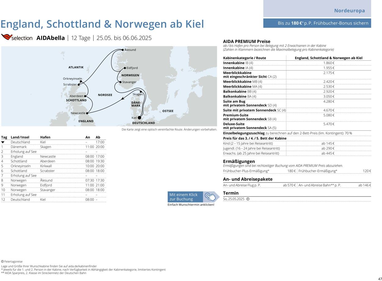 Prospekt Aida 14.04.2025 - 28.04.2025
