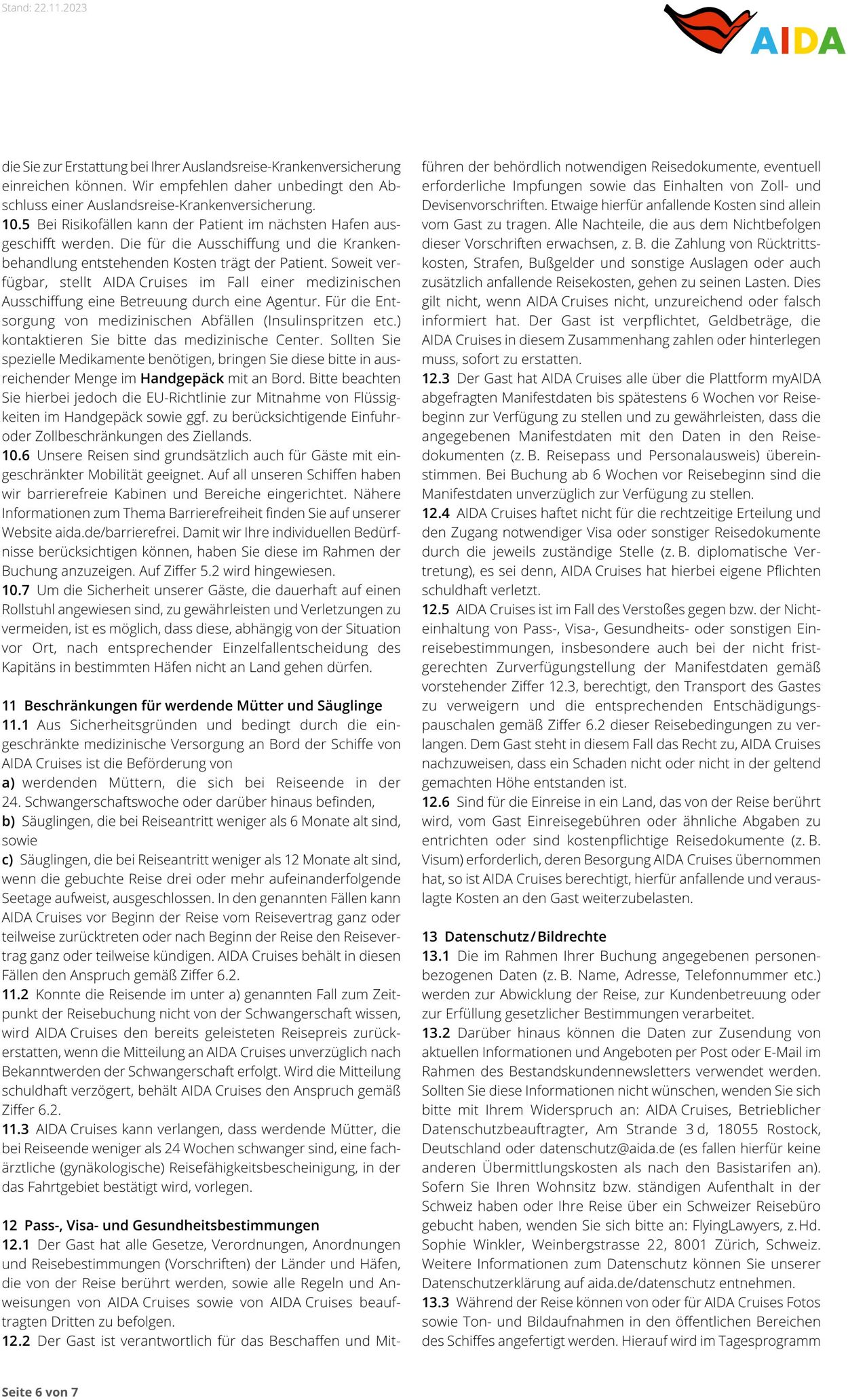 Prospekt Aida 14.04.2025 - 28.04.2025
