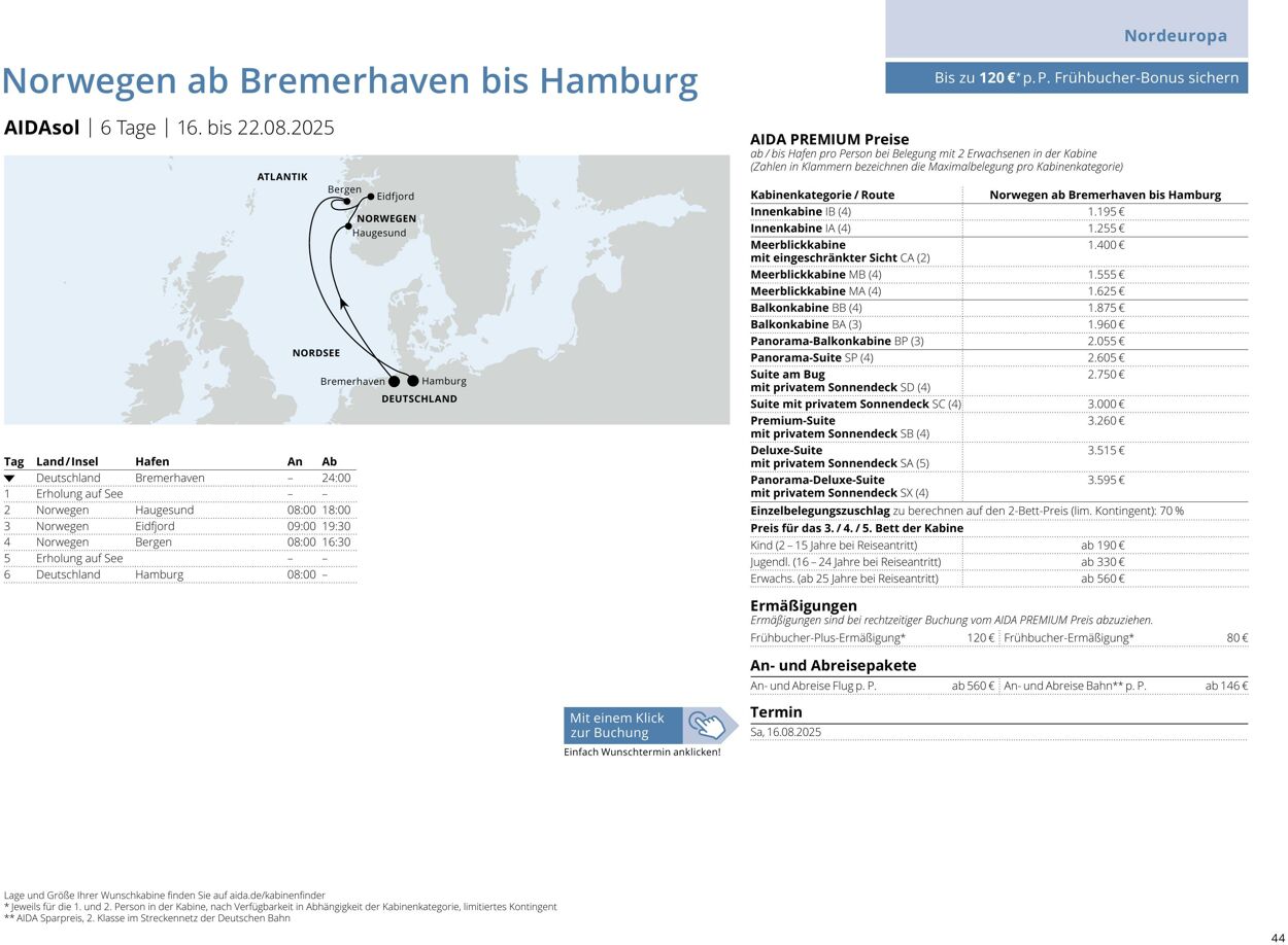Prospekt Aida 14.04.2025 - 28.04.2025