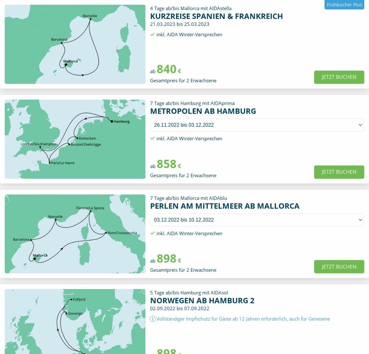 Prospekt Aida 18.07.2022 - 27.07.2022