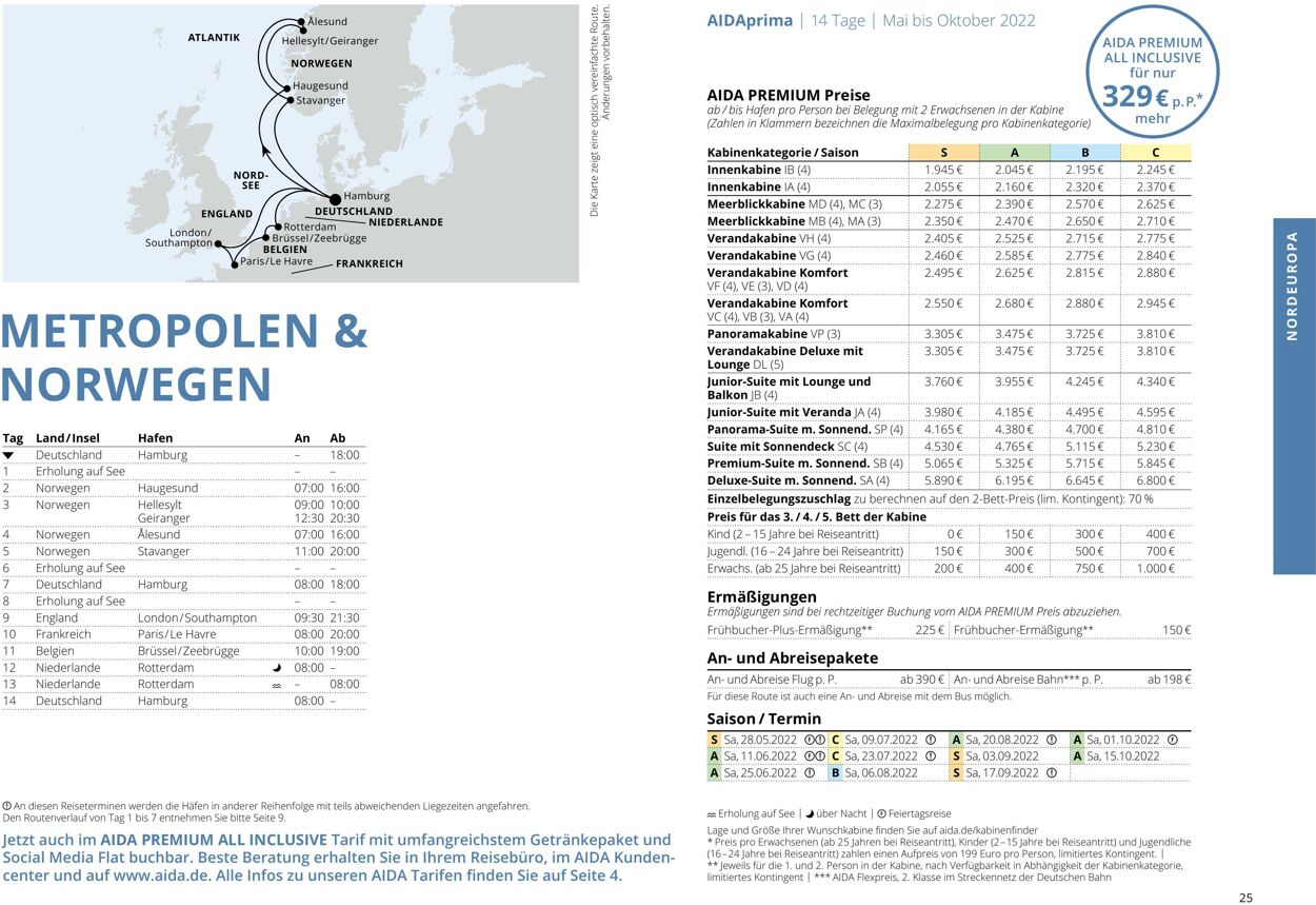 Prospekt Aida 01.03.2022 - 30.11.2022