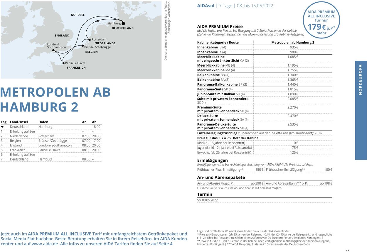 Prospekt Aida 01.03.2022 - 30.11.2022