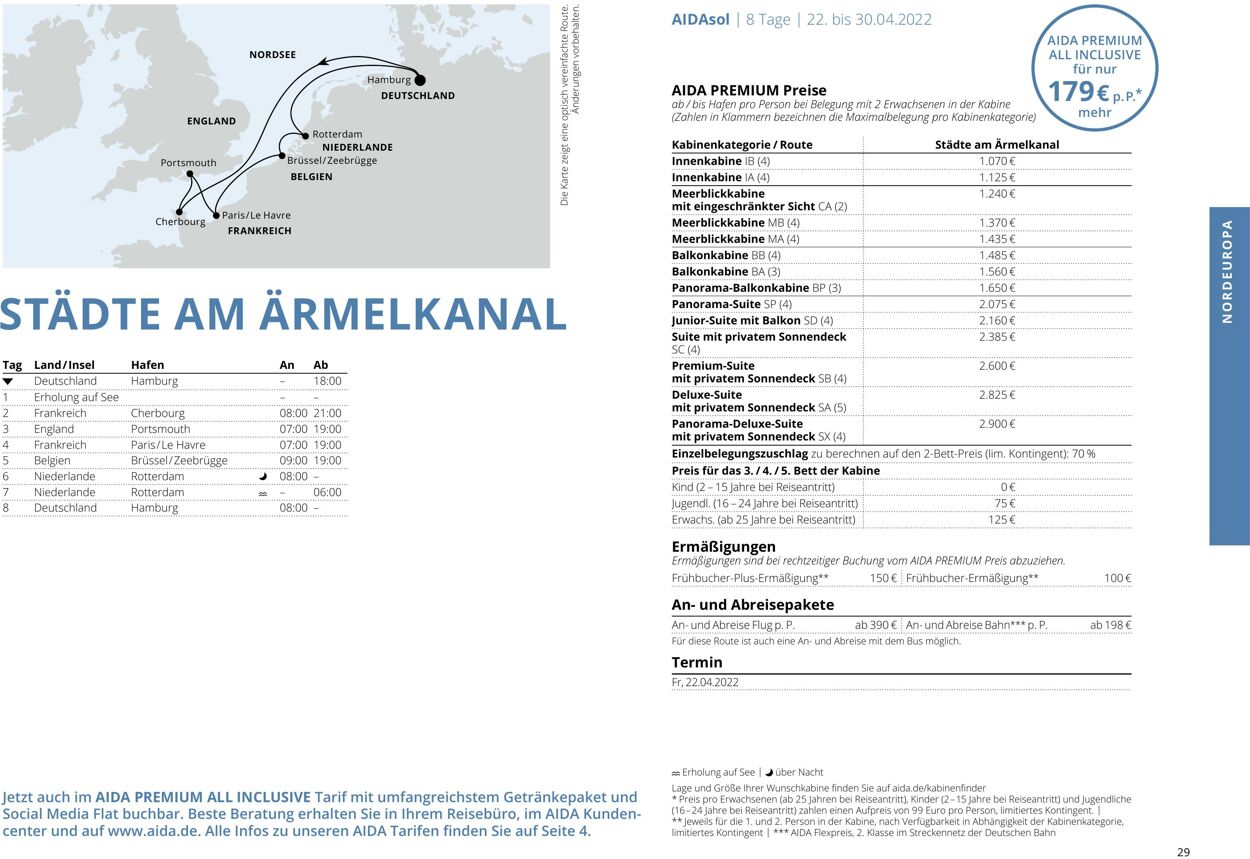 Prospekt Aida 01.03.2022 - 30.11.2022