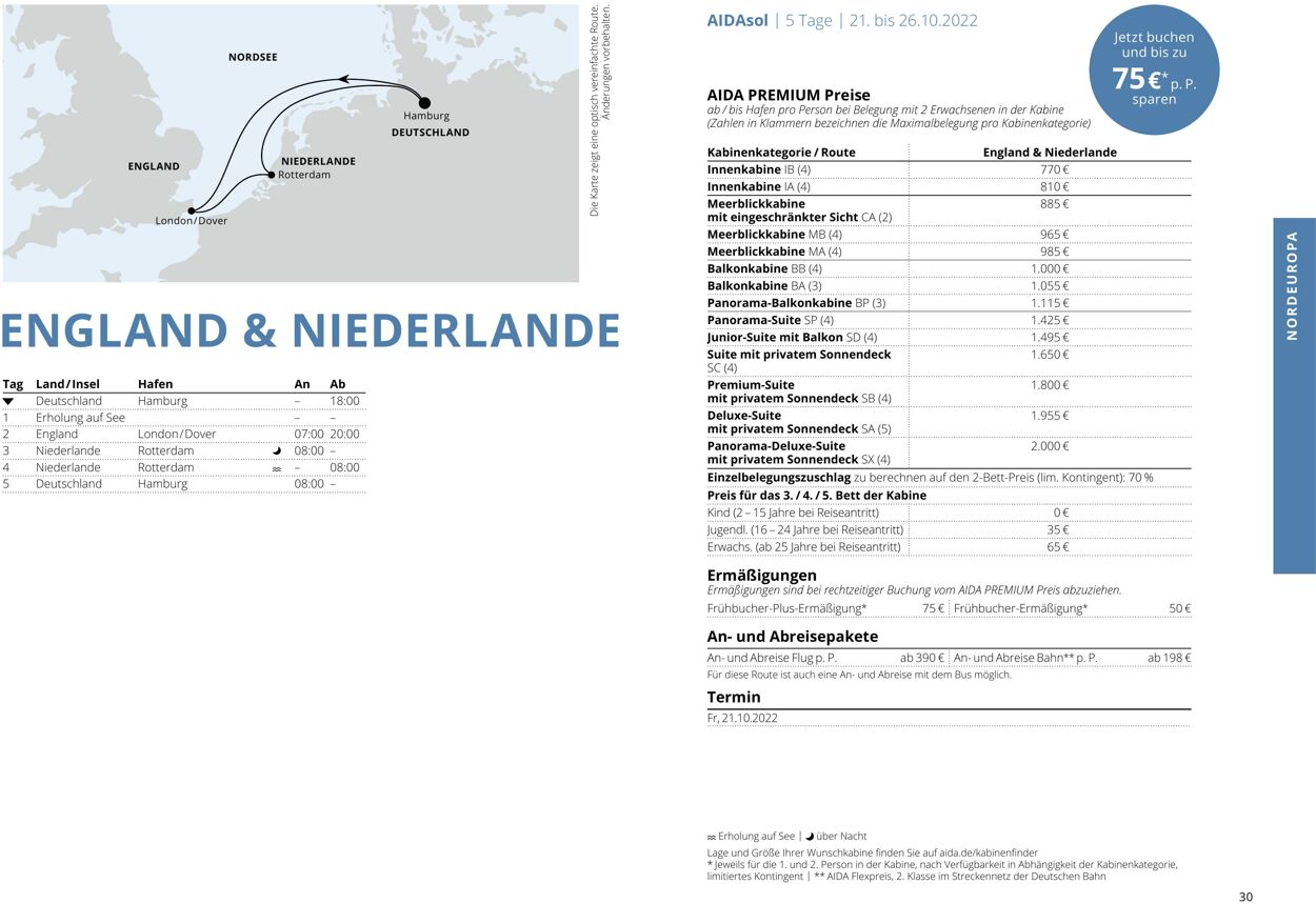 Prospekt Aida 01.03.2022 - 30.11.2022