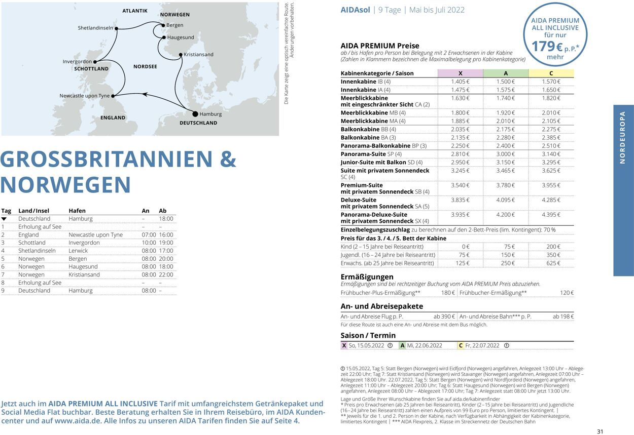 Prospekt Aida 01.03.2022 - 30.11.2022