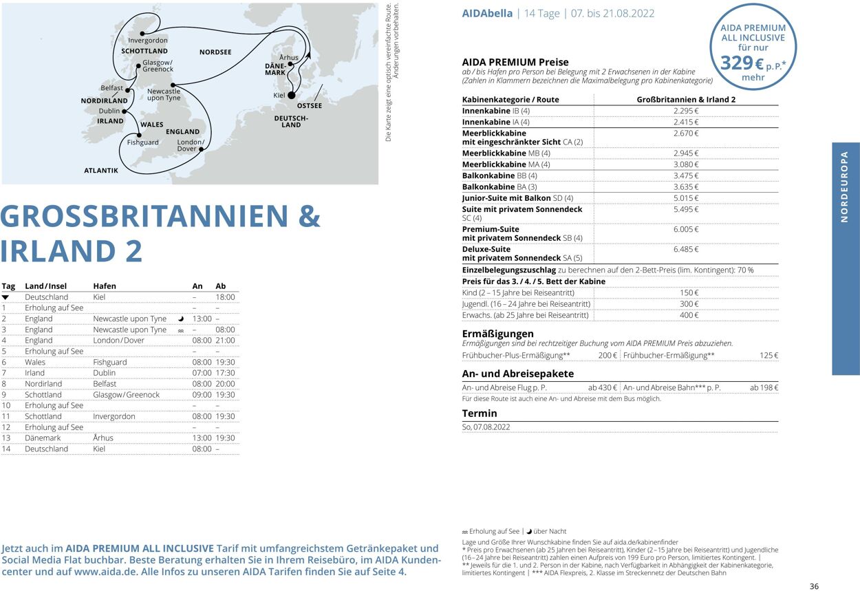 Prospekt Aida 01.03.2022 - 30.11.2022