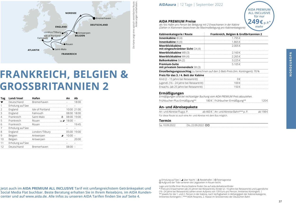 Prospekt Aida 01.03.2022 - 30.11.2022