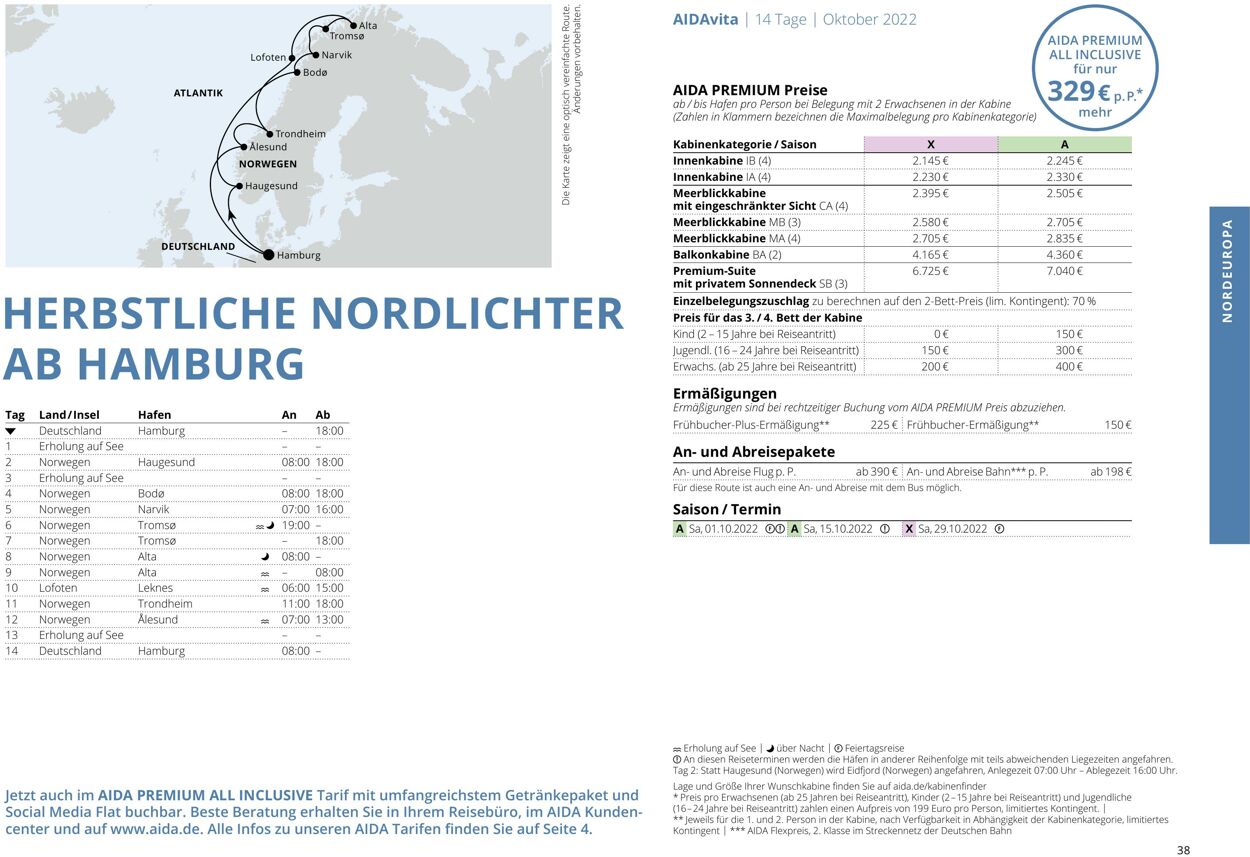 Prospekt Aida 01.03.2022 - 30.11.2022