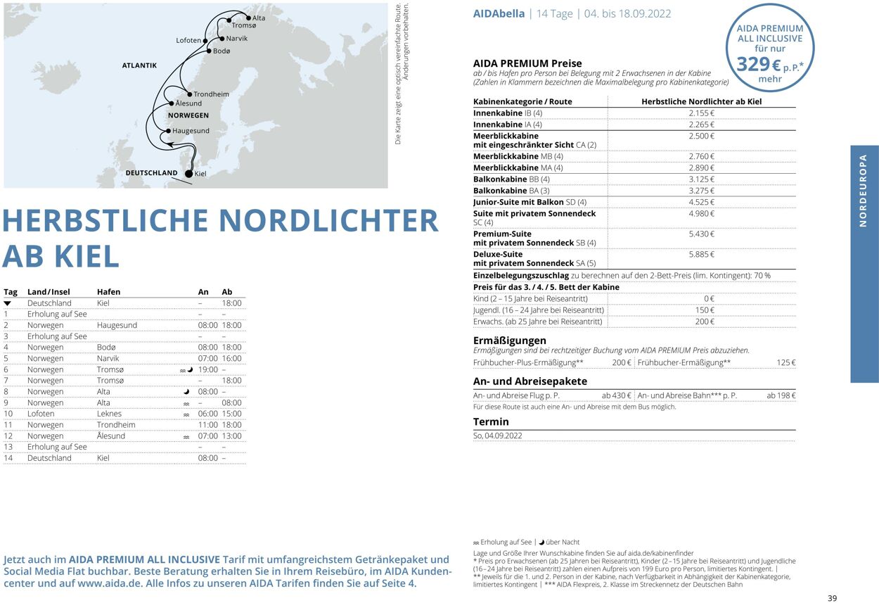 Prospekt Aida 01.03.2022 - 30.11.2022