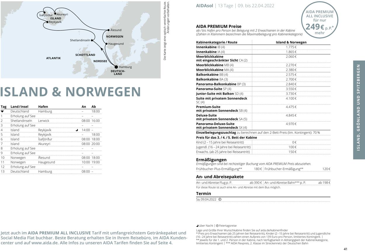 Prospekt Aida 01.03.2022 - 30.11.2022