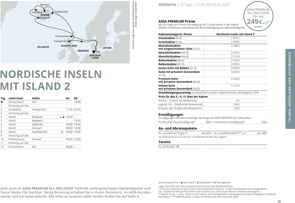 Prospekt Aida 01.03.2022 - 30.11.2022