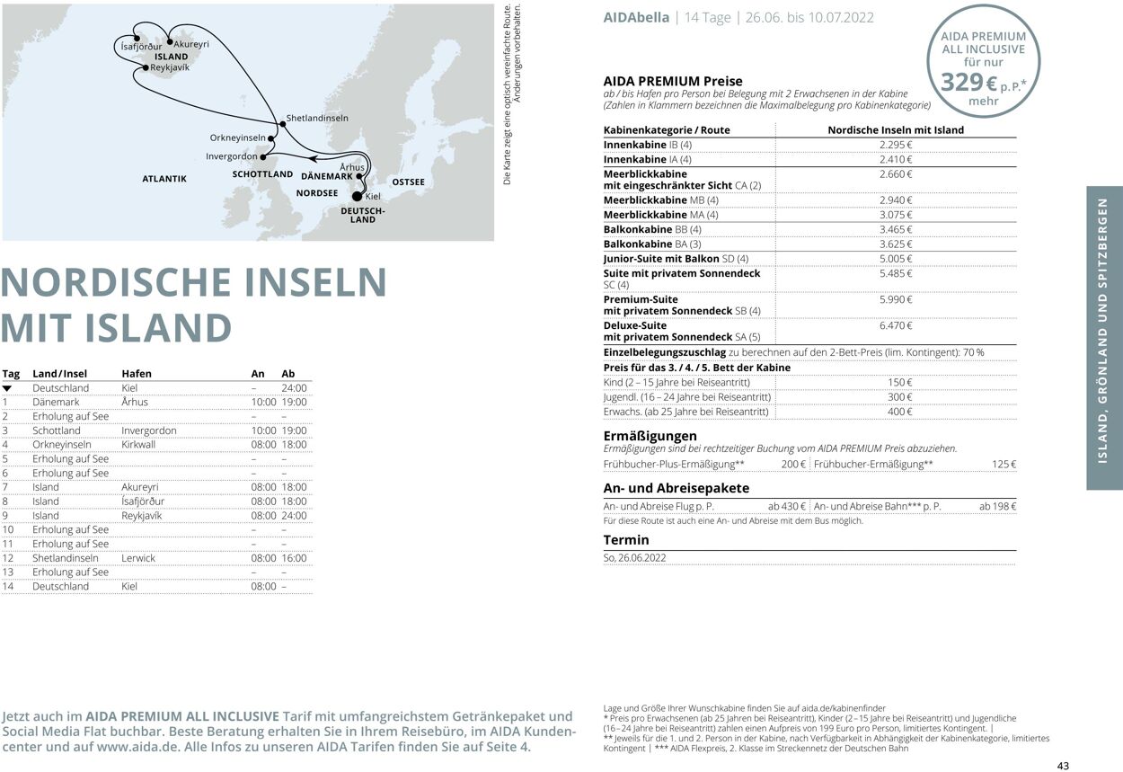 Prospekt Aida 01.03.2022 - 30.11.2022