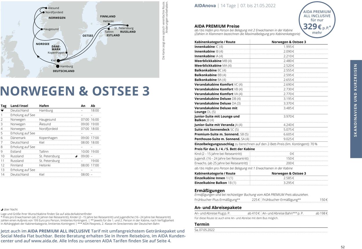 Prospekt Aida 01.03.2022 - 30.11.2022