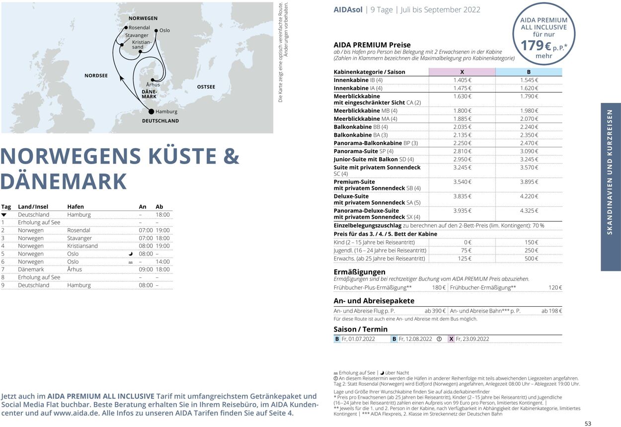 Prospekt Aida 01.03.2022 - 30.11.2022