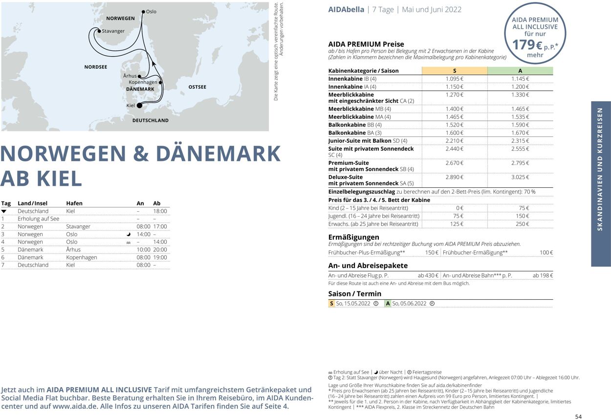 Prospekt Aida 01.03.2022 - 30.11.2022