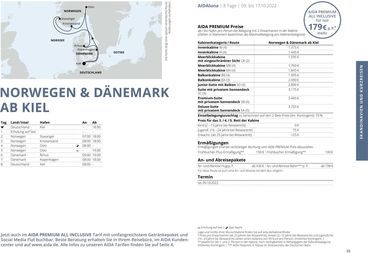 Prospekt Aida 01.03.2022 - 30.11.2022