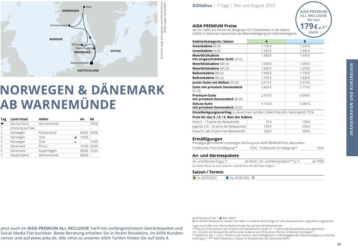 Prospekt Aida 01.03.2022 - 30.11.2022