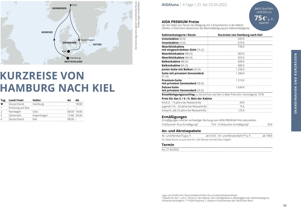 Prospekt Aida 01.03.2022 - 30.11.2022