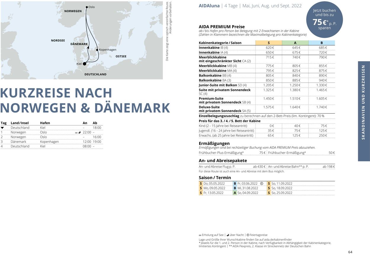 Prospekt Aida 01.03.2022 - 30.11.2022