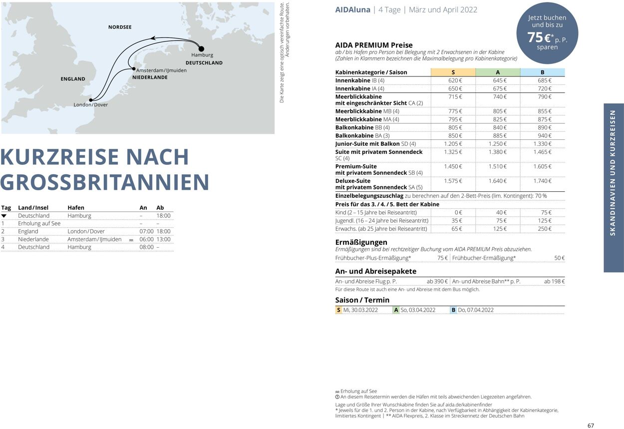 Prospekt Aida 01.03.2022 - 30.11.2022