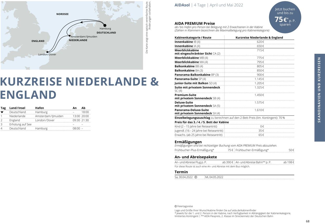 Prospekt Aida 01.03.2022 - 30.11.2022