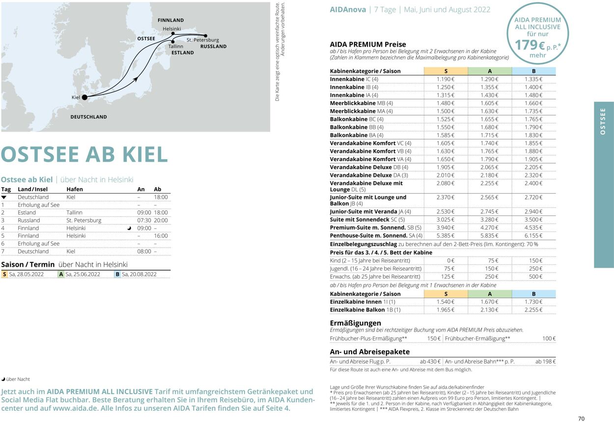 Prospekt Aida 01.03.2022 - 30.11.2022