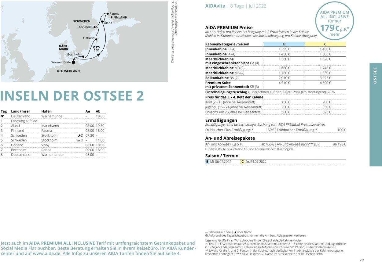 Prospekt Aida 01.03.2022 - 30.11.2022