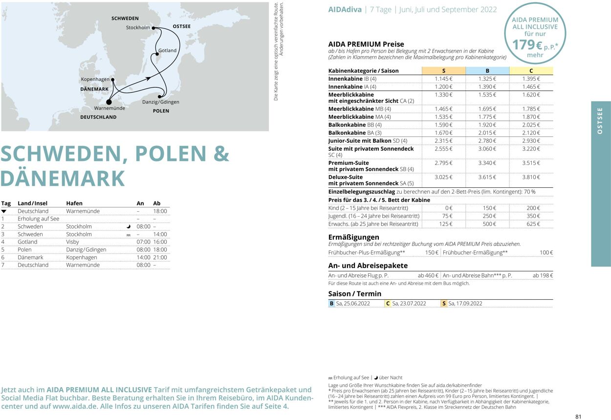 Prospekt Aida 01.03.2022 - 30.11.2022