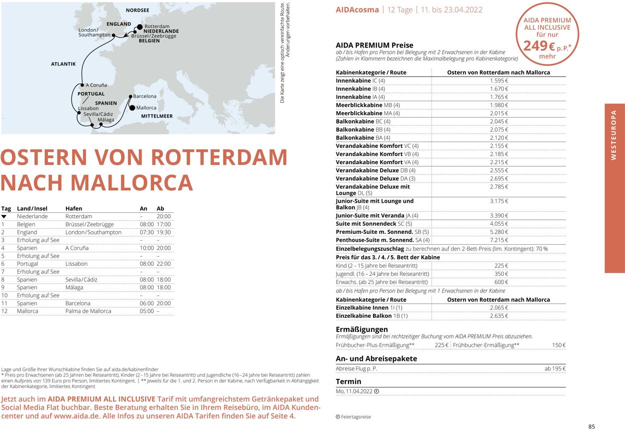 Prospekt Aida 01.03.2022 - 30.11.2022