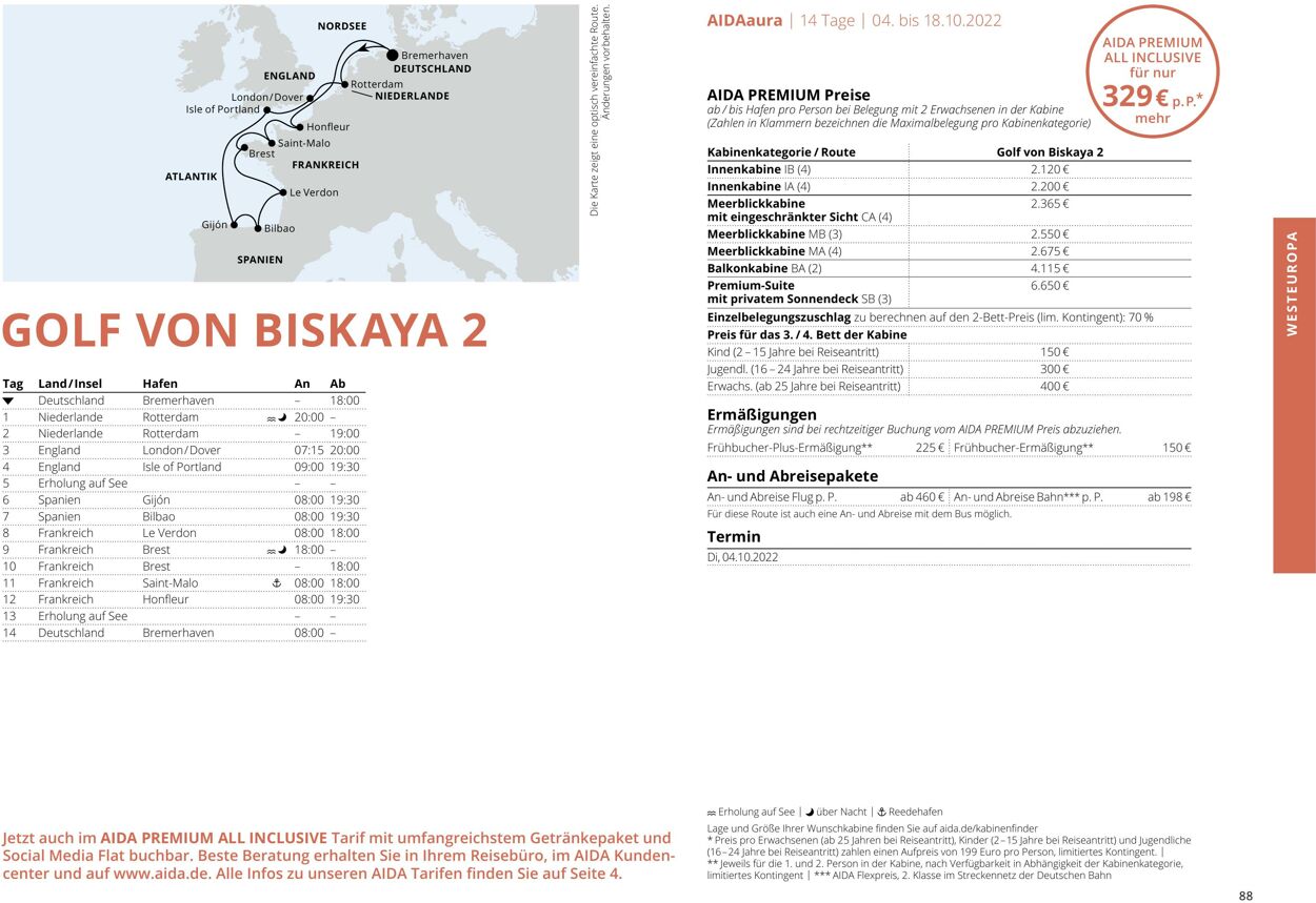 Prospekt Aida 01.03.2022 - 30.11.2022