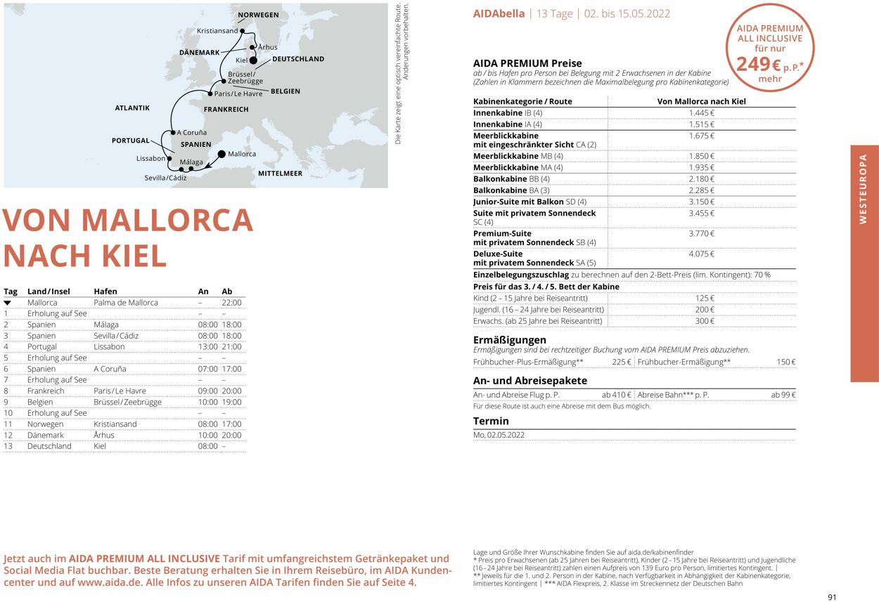 Prospekt Aida 01.03.2022 - 30.11.2022