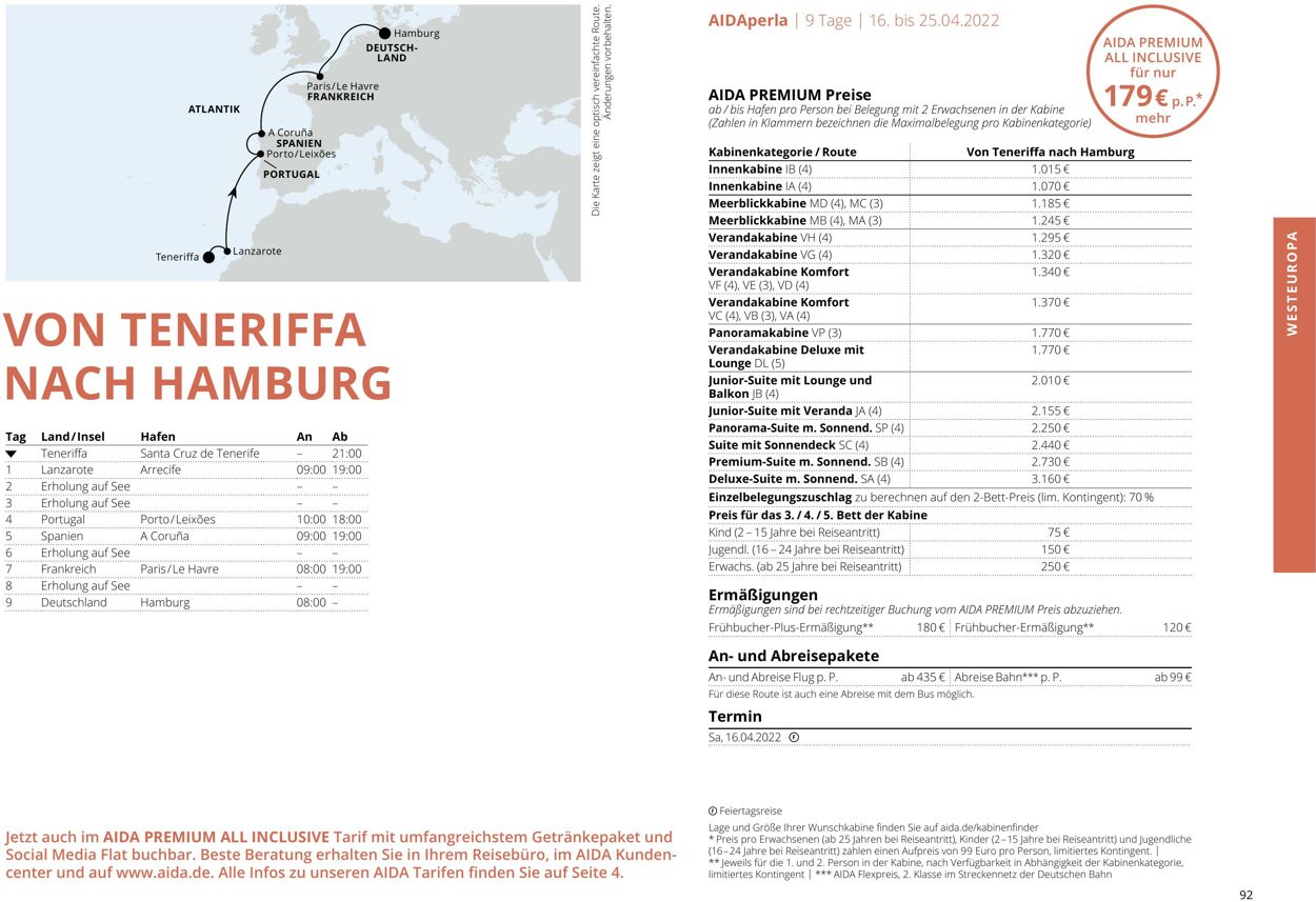 Prospekt Aida 01.03.2022 - 30.11.2022