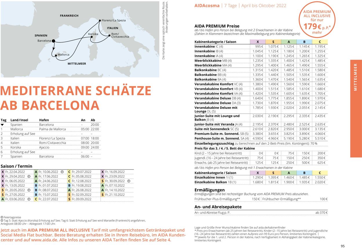 Prospekt Aida 01.03.2022 - 30.11.2022