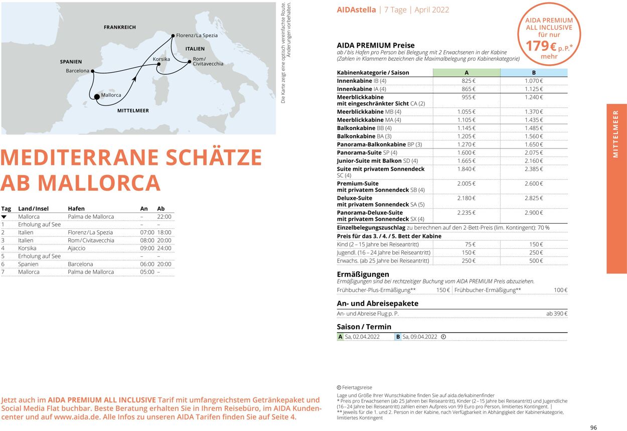 Prospekt Aida 01.03.2022 - 30.11.2022