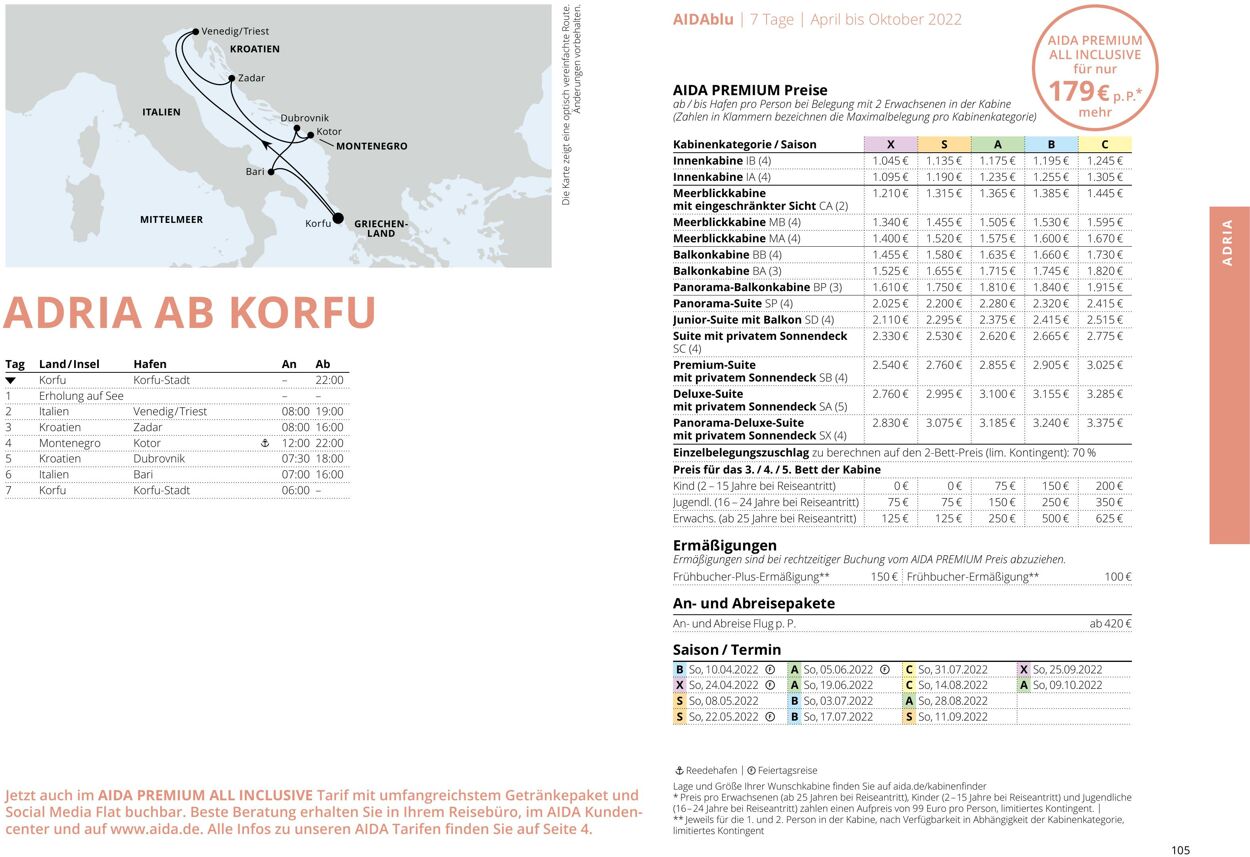 Prospekt Aida 01.03.2022 - 30.11.2022