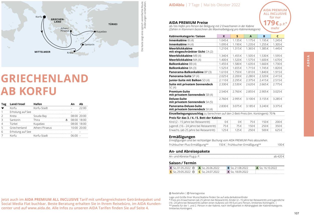 Prospekt Aida 01.03.2022 - 30.11.2022