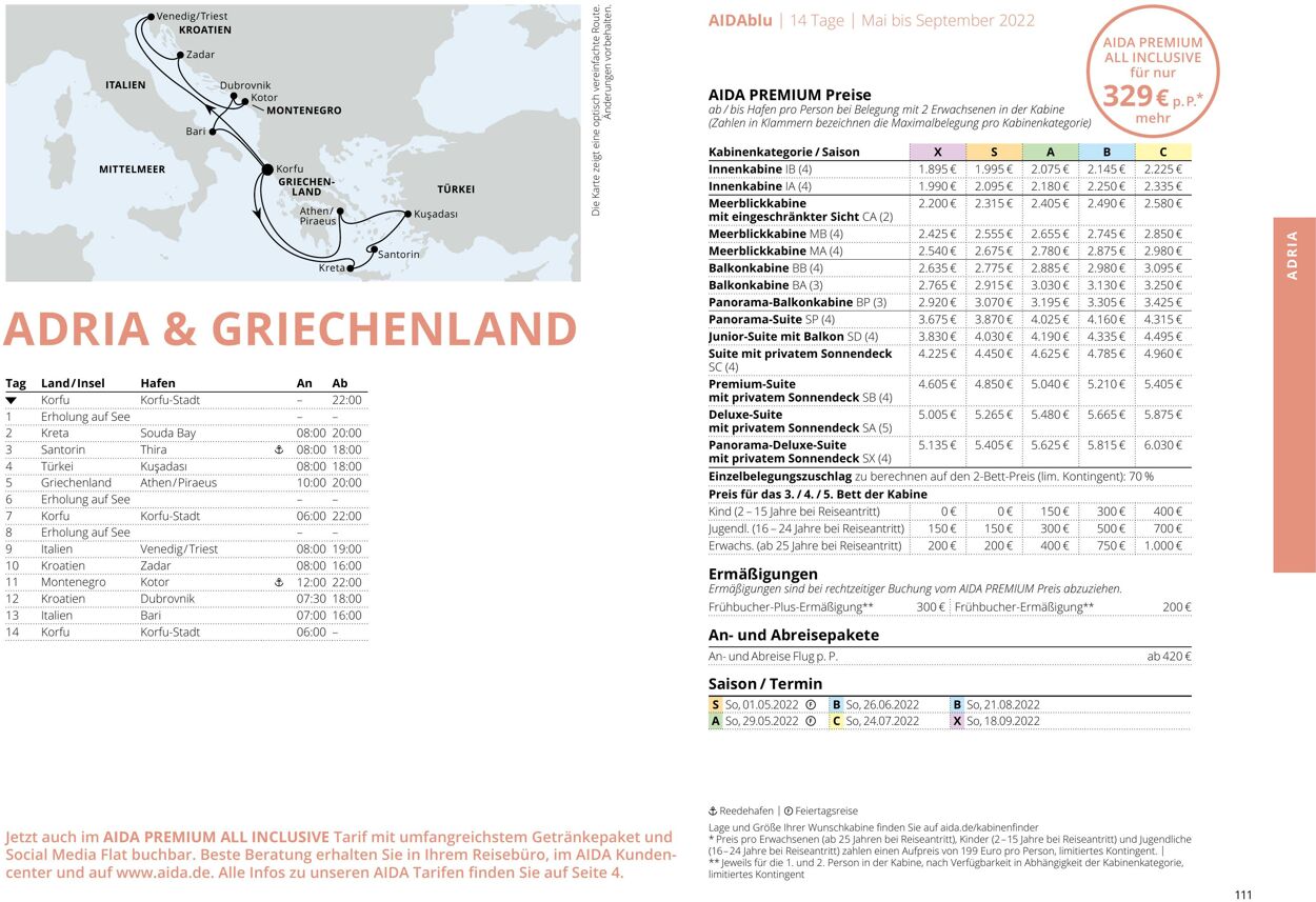 Prospekt Aida 01.03.2022 - 30.11.2022