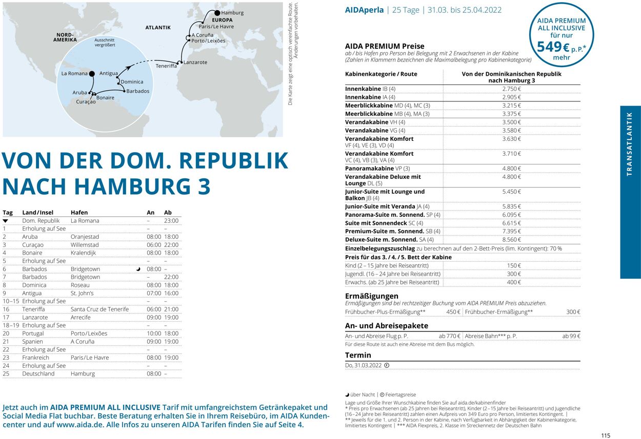 Prospekt Aida 01.03.2022 - 30.11.2022