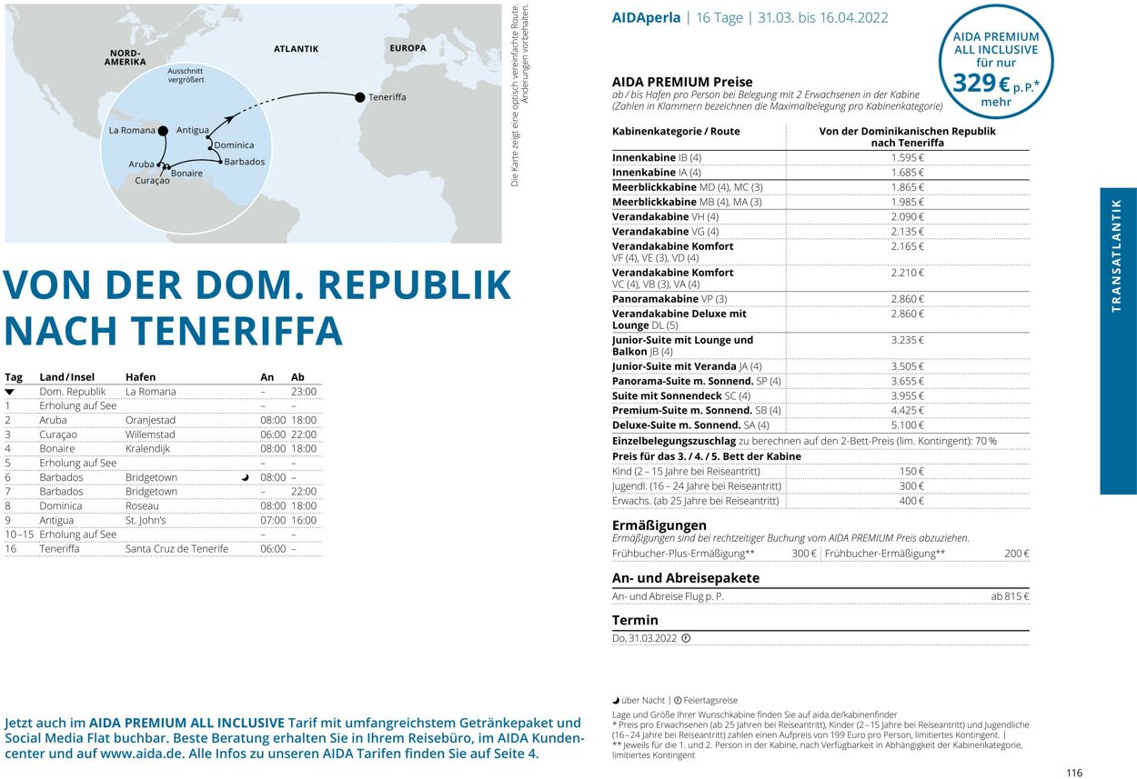 Prospekt Aida 01.03.2022 - 30.11.2022