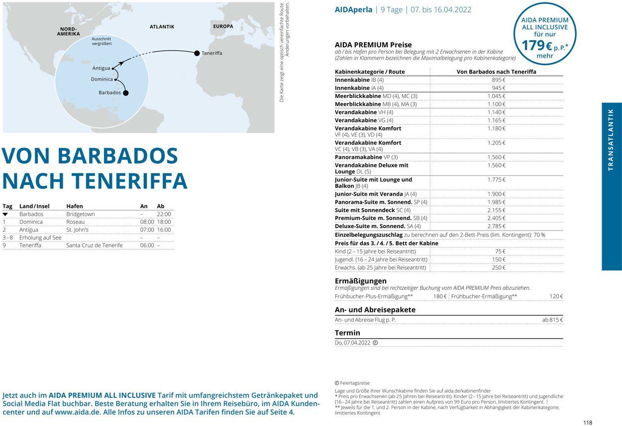 Prospekt Aida 01.03.2022 - 30.11.2022