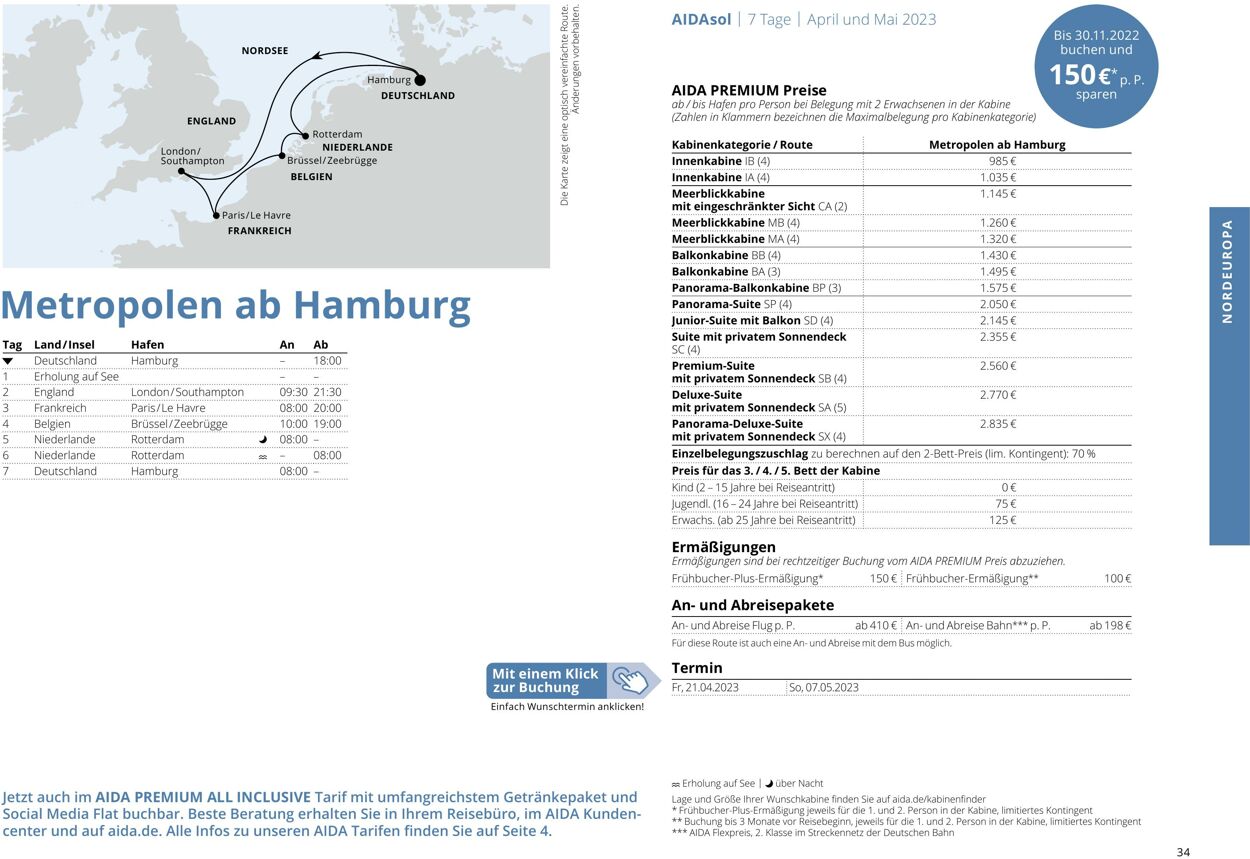 Prospekt Aida 01.03.2023 - 30.11.2023